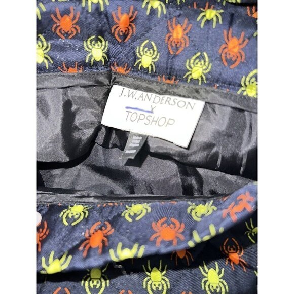Jw Anderson X Topshop Spider Skirt 100% Silk Quilted X1) - Picture 5 of 6